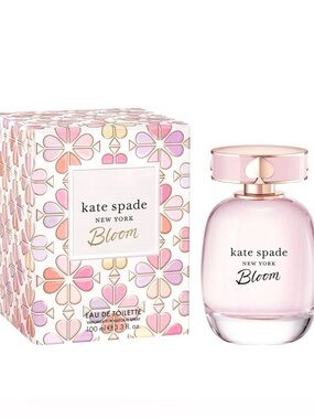 kate spade Bloom Eau de Toilette - Pink and Gold Floral Packaging